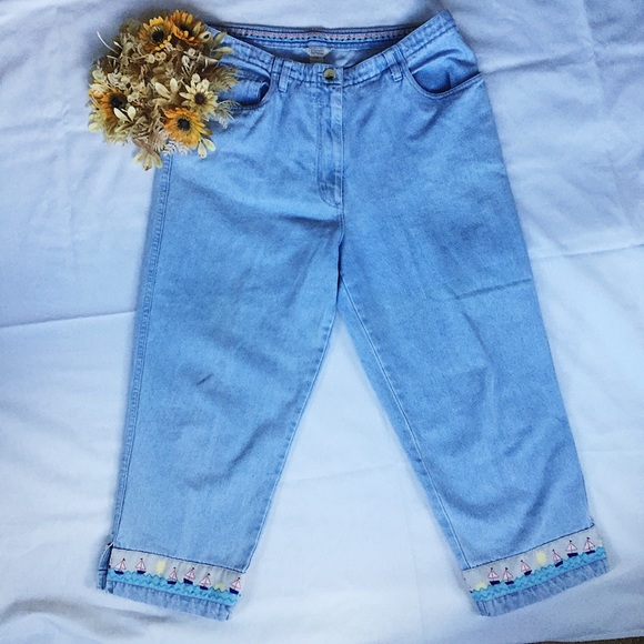 Christopher & Banks Denim - 5/$15 Christopher & Banks Summer Mom Capris
